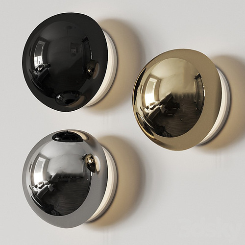 Nordic Bauhaus medieval ins light luxury hemisphere wall lamp corridor staircase bedroom internet celebrity B&B hotel bedside lamp