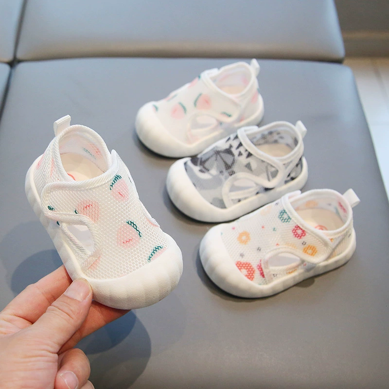 Xiao Lubao Spring Summer Baby 1-2 года сандалии воздухопроницаемые сетки