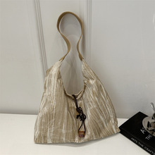 新中式国风托特包女2024新款夏天大容量帆布单肩包休闲上班通勤包