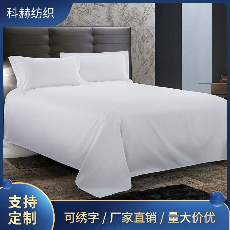 White cotton sheet, bedspread, wholesale