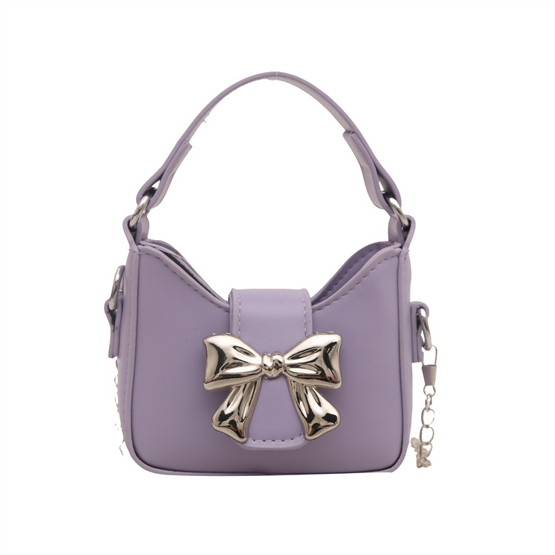 Bolsas para niños nuevas niñas color caramelo arco mini bolsos de mano niñas cadenas de padres e hijos bolsos de lápiz labial