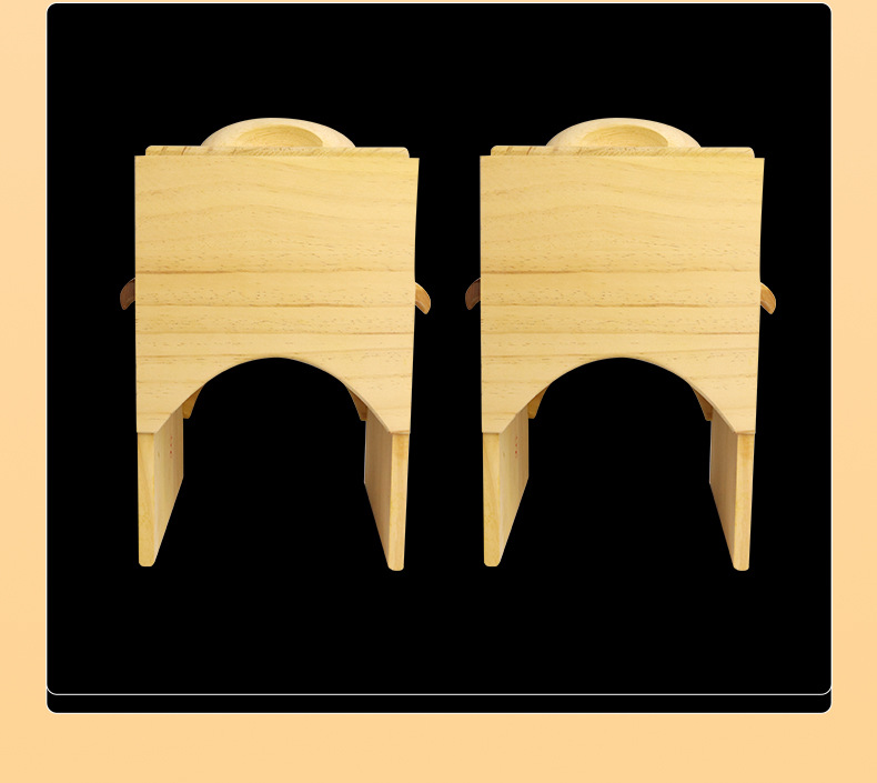Wooden Knee Moxibustion Box Dual Knee Moxa Burner Solid Pine Wood Moxibustion Tool for Knee Warming Care in use