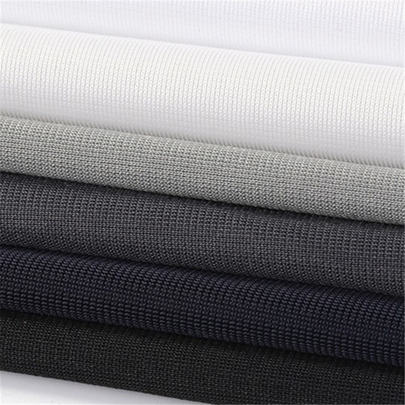 140克高F口袋布细丝光绒涤纶针织单面起绒布校服运动裤T恤夹克绒