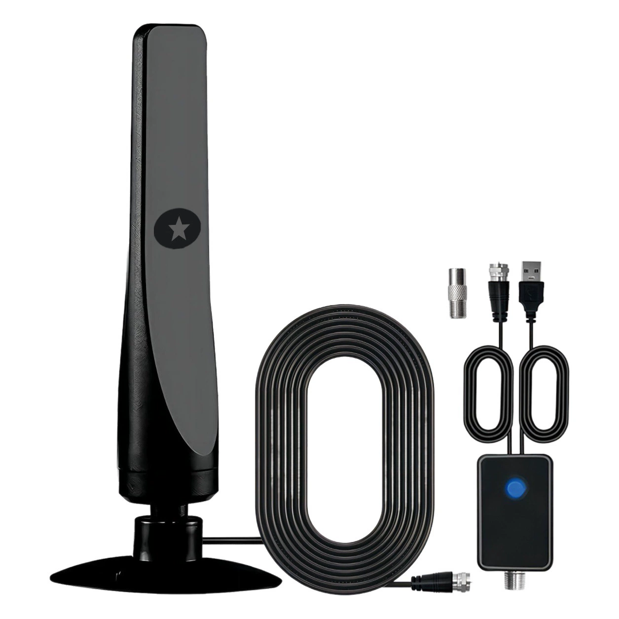 Наземная волна HD цифровая телевизионная антенна Крытый и открытый бесплатный приемник часов полный комплект домашней приемной антенны HDTV