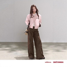 一颗小野莓粉色皮衣外套女2026春季新款酷飒独特超好看休闲夹克