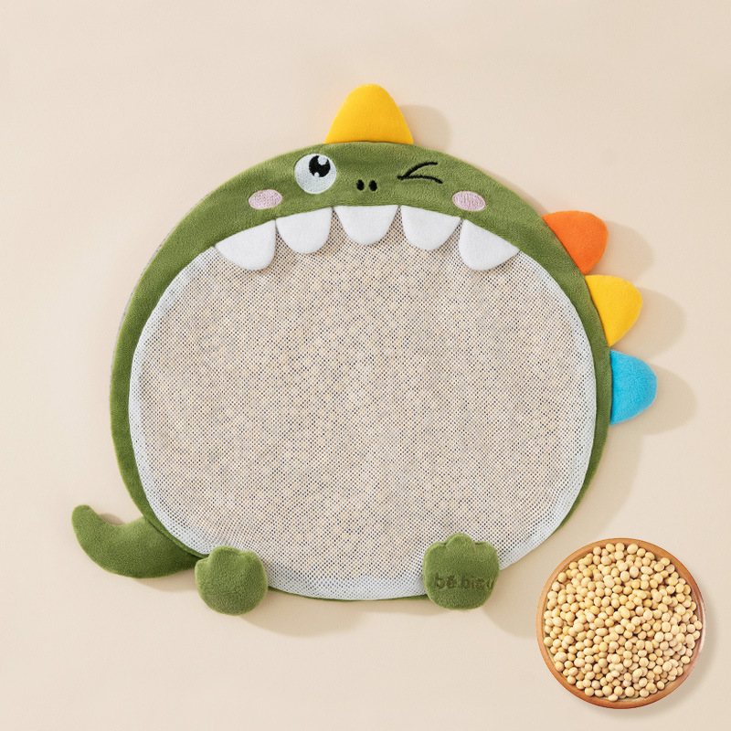 Juguete educativo temprano para bebés, ayuda para dormir, muñeco relajante, bolsa de frijoles para apretar con los pies para terapia de calor.