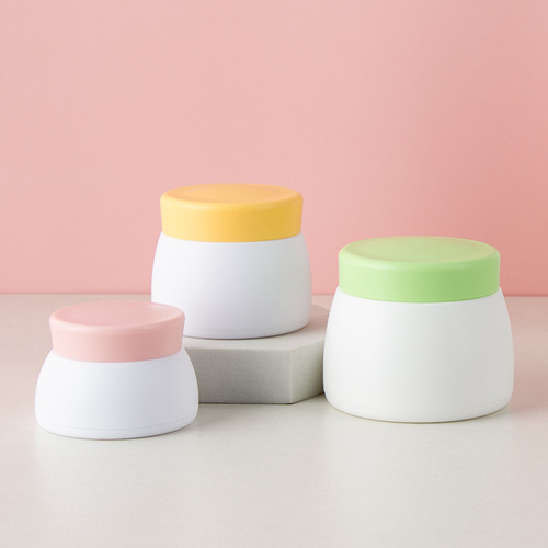 15 30g 50g PP double-layer cream box baby bottle plastic facial mask lotion bottle packaging box cream jar