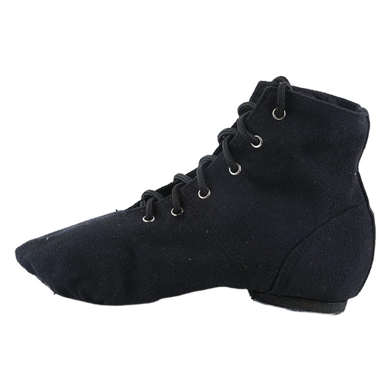 Nuevos zapatos de baile altos del fabricante de los deportes inferiores suaves Zapatos altos zapatos de jazz zapatos de baile de lona de las mujeres al por mayor