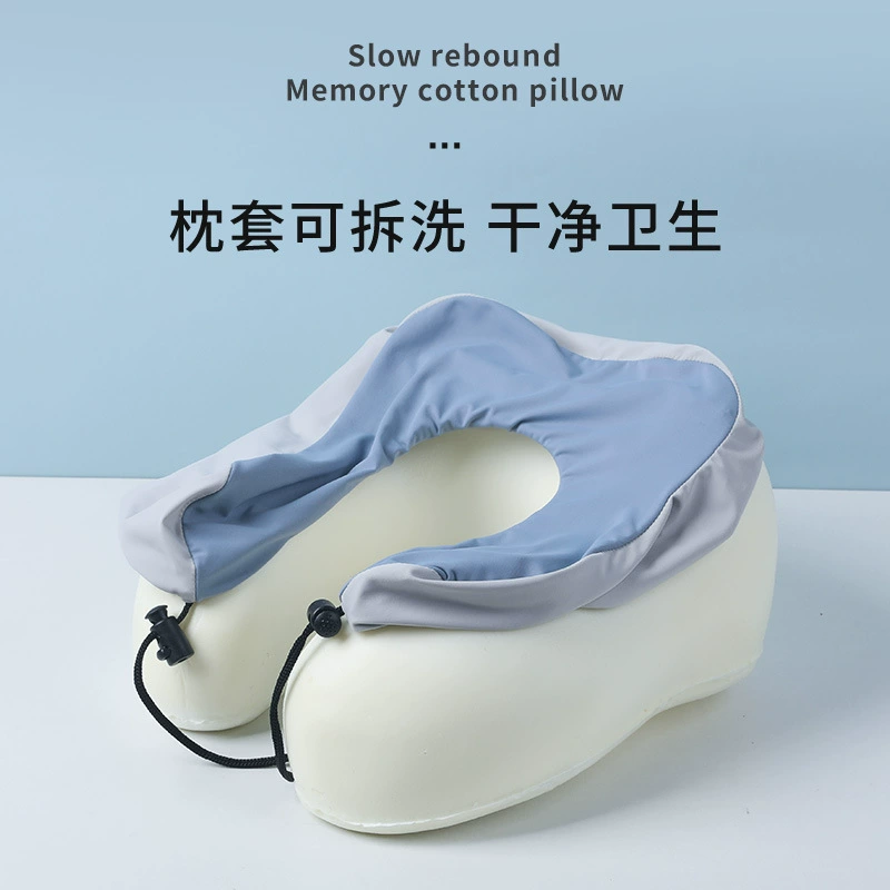 Summer silk handheld neck pillow for traveling for sleep, with neck protection, wholesale