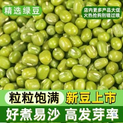 当季绿豆新货夏季绿豆汤煮粥米发豆芽专用豆子小绿豆沙冰甜品材料