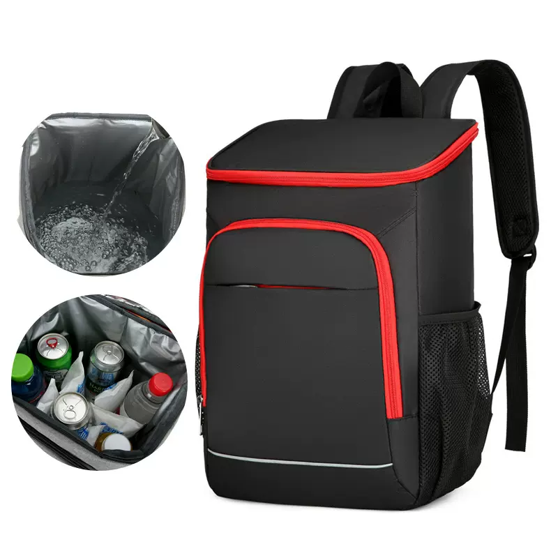 厂家户外保温双肩背包跨境越野露营野餐背包大容量防漏水保温冰包