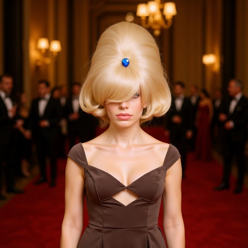 European and American Wig Party Artificial Short Hair 1920S Golden Retro Stage Water Ripple t Catwalk Wig Delivery