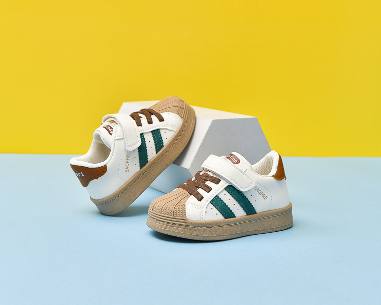 Porta per bambini 2024 primavera autunno nuova moda con punta a punta per bambini e bambine che corrono_voghion.com