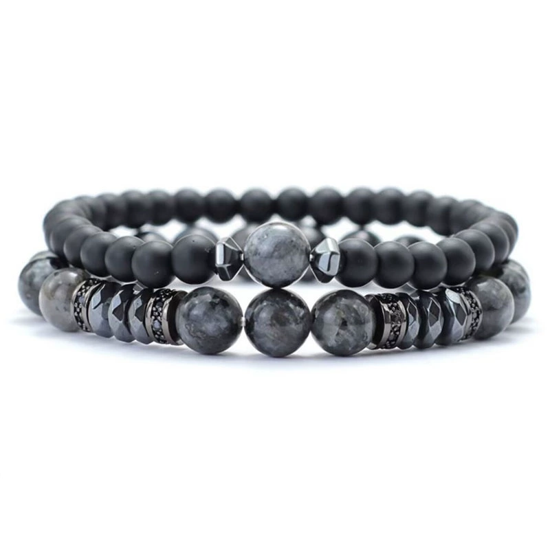 Fashionable matte set, bracelet natural stone for beloved, Aliexpress, city style