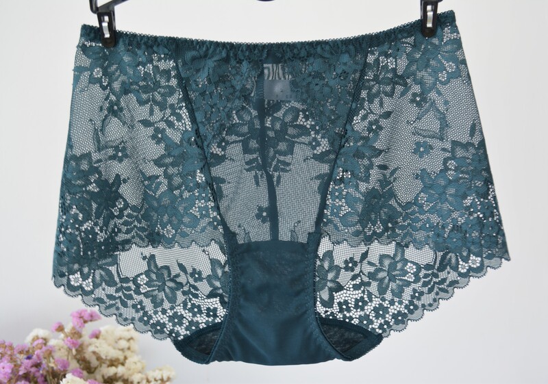 S613 Long-Term Recommendation Sexy Lace Small Boxer Triangle Women's Underwear High Waist Large Version Available in Large Sizes S613 Long-Term Recommendation Sexy Lace Small Boxer Triangle Women's Underwear High Waist Large Version Available in Large Sizes