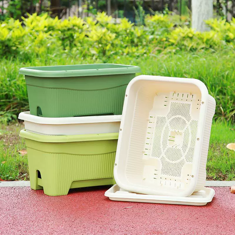 Горшки для выращивания овощей на балконе Семейная ферма для выращивания овощей Коробки для выращивания овощей прямоугольные домашние фрукты и овощи Чжао Чжицянь