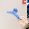 Cute hairgrip, big fashionable crab pin, plush shark, Korean style, new collection, wholesale