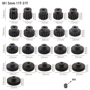 Mühərrik Ötürücüsü M1 Qəlib 5.0 Dəlik 11-31t Polad 1/10 Dırmaşan Avtomobil Modeli