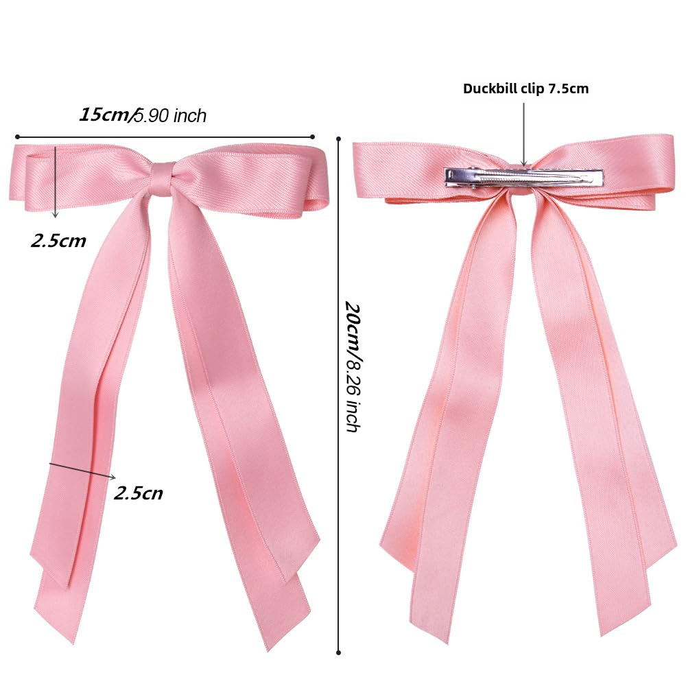 Set 6 fermagli per capelli a fiocco stile coreano accessori_voghion.com