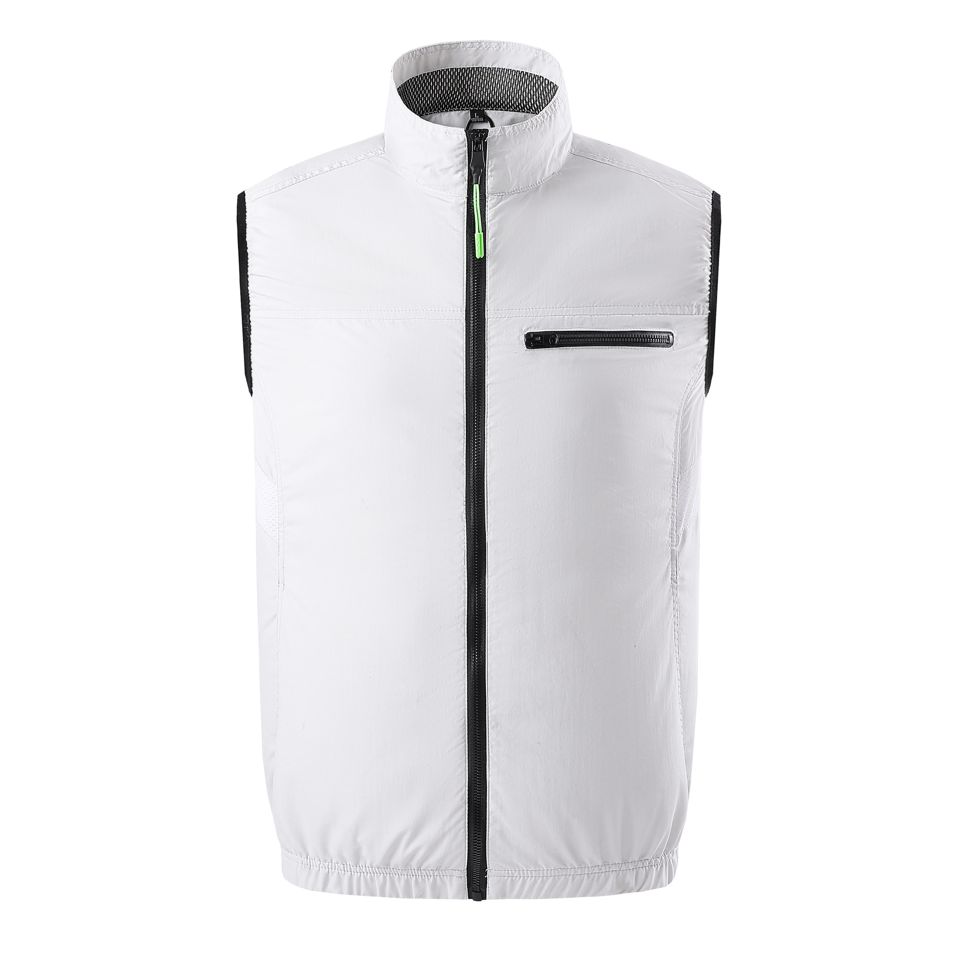 Chaqueta de ventilador de refrigeración para exteriores de verano, traje de aire acondicionado para hombres, ropa de protección solar, ropa de trabajo de construcción resistente al desgaste (S)