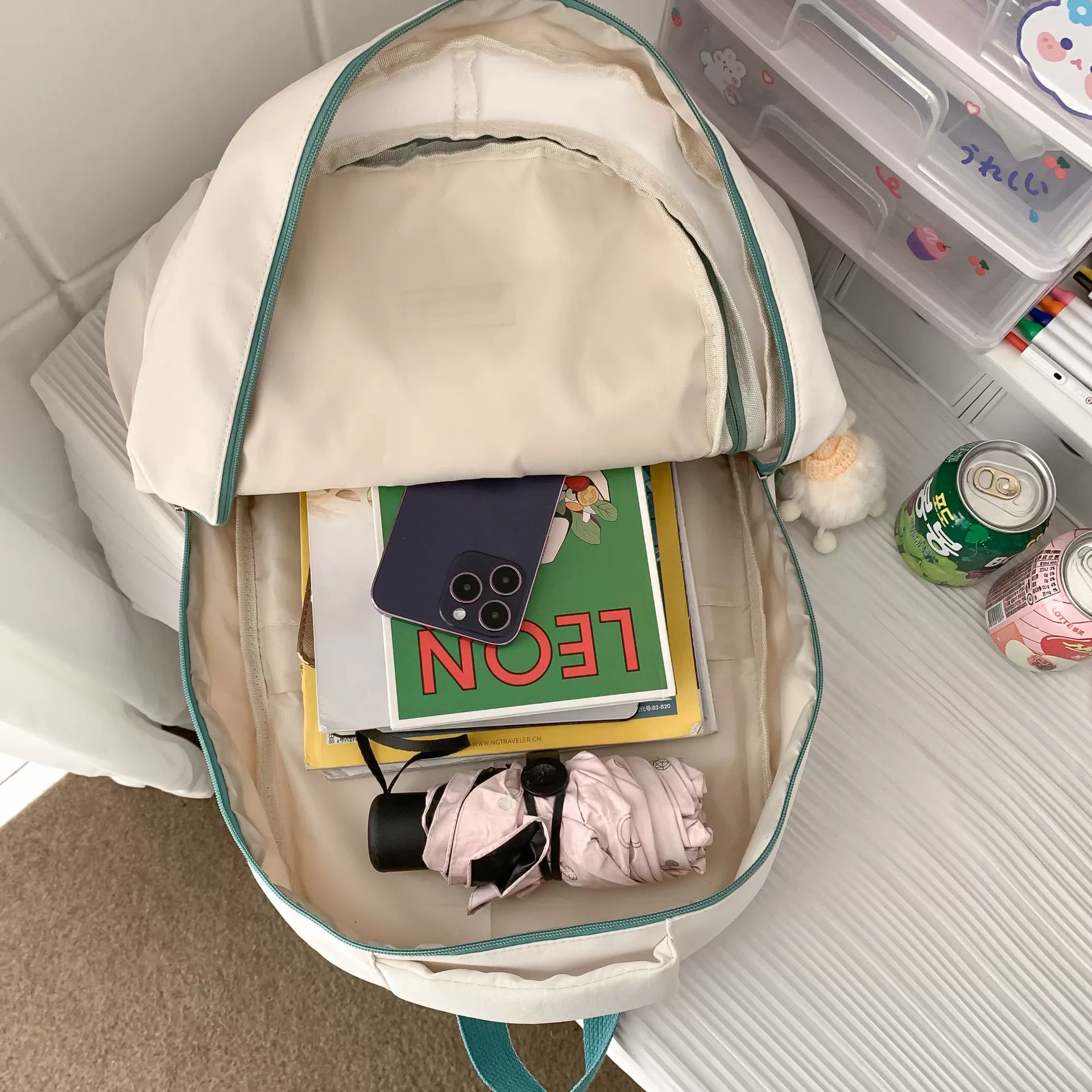 School bag, cute shoulder bag, backpack, Korean style