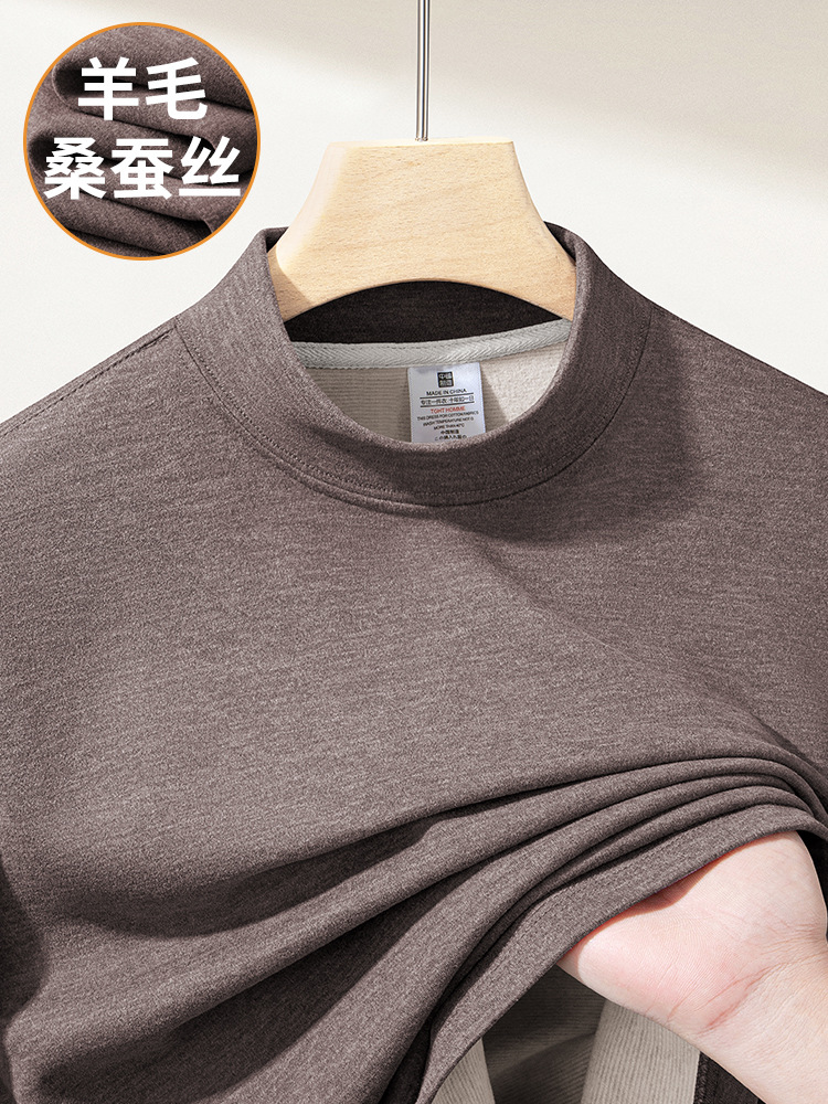 Woolen silk velvet base body-friendly demi-season keep warm…