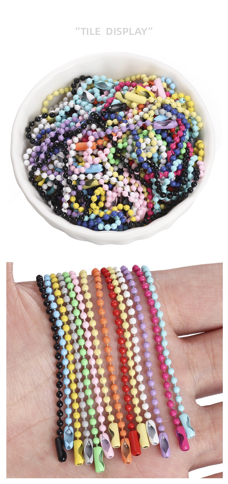 20 Piezas/Paquete 2*12mm Hierro Color Sólido Pulido Cadena display picture 1