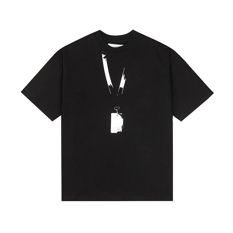 Mm6マギラtシャツ2023夏新作男女カップル服アラビア数字プリント半袖|undefined
