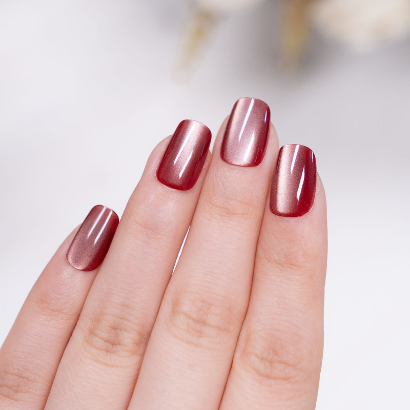 High-grade flash sweet cat's eye wear nail nail patch removable nails white finished factory wholesale