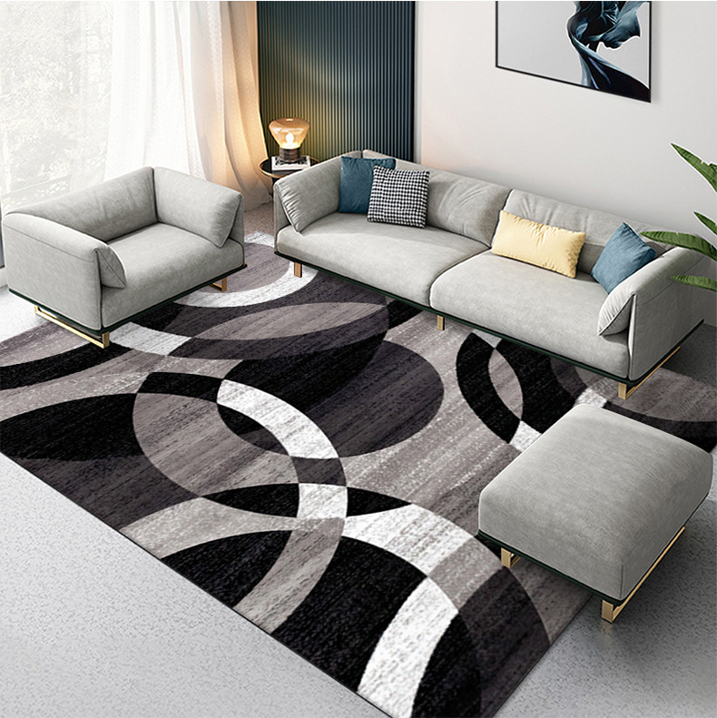 地毯,客厅地毯,卧室地毯,北欧地毯,抽象几何地毯