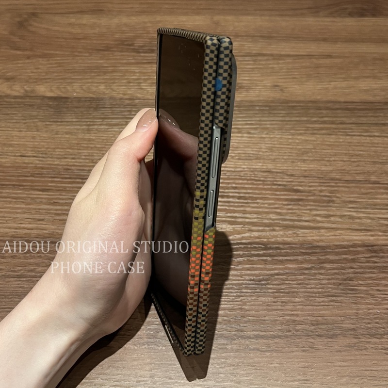 适用三星ZFold7手机壳新款折叠屏落日橙高端商务三星ZFold6全包防|undefined