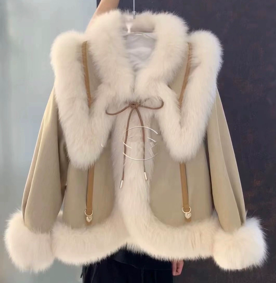 Demi-season fashionable down jacket