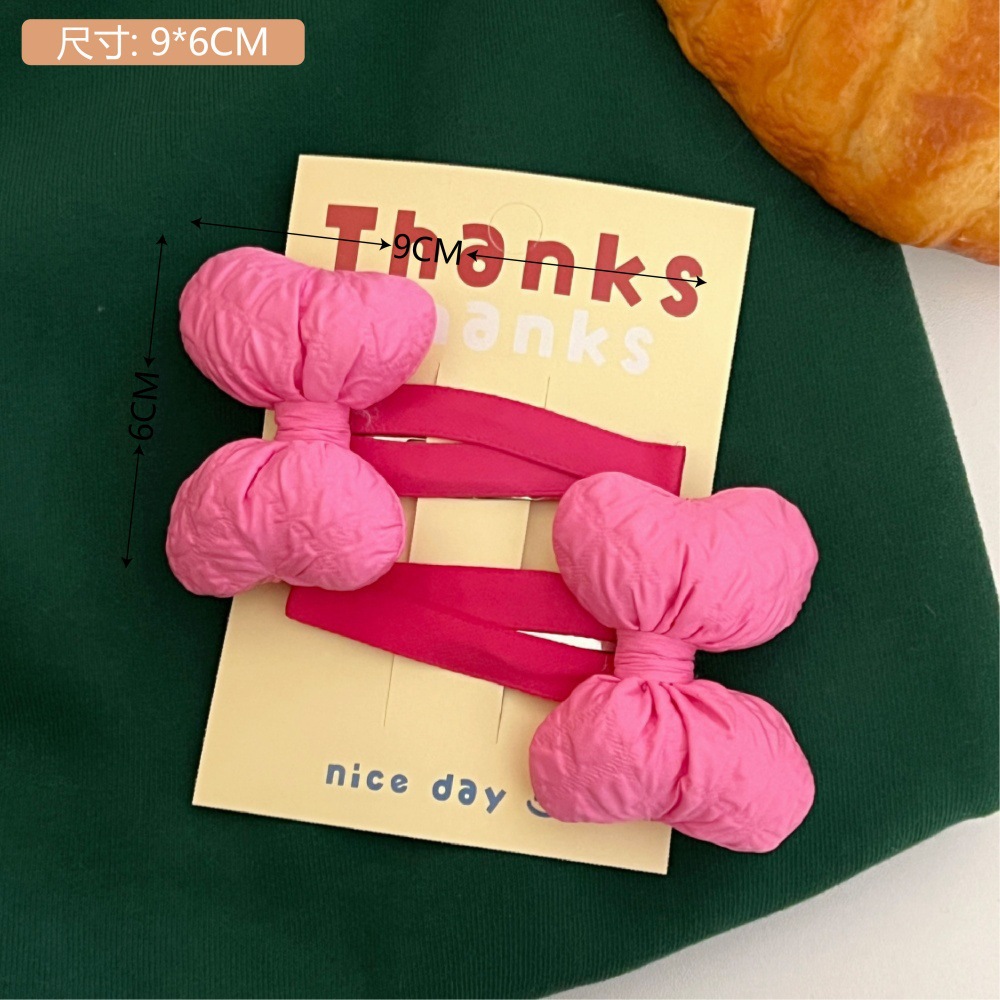 Dulce sensación de la niña arco rojo abrazadera de cabello de cabello de cabello de moda abrazadera de cabello de cola de caballo abrazadera de cabello accesorios