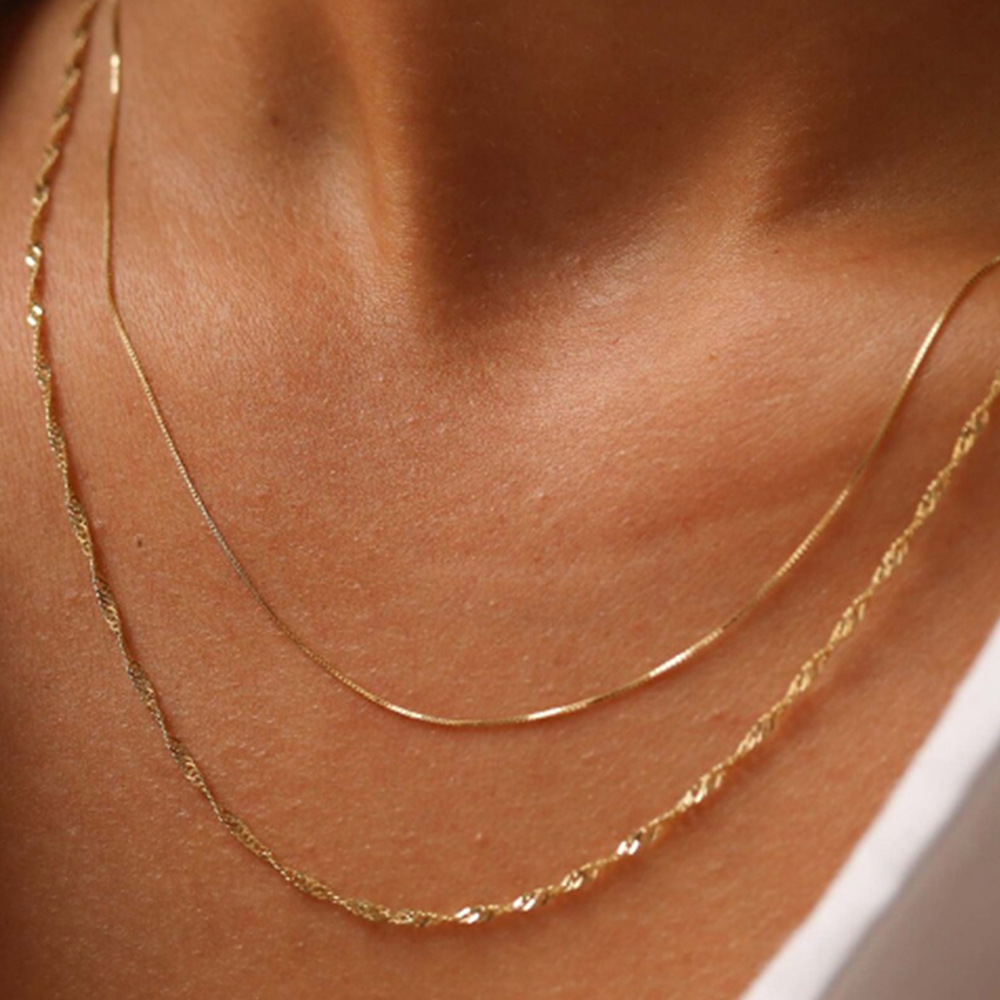 5g Weight Necklace Classification 1 Piece Quantity Daily, Date Occasion 925 Sterling Silver Material Geometric, Solid Color Pattern Women's Gender Plating Design Simple Style Style 925 Sterling Silver Plating Geometric Solid Color Necklace 1