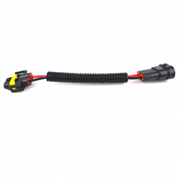 Car socket wire led hid H11 female head to 9005/9006 male head waterproof male and female connector far and near plug