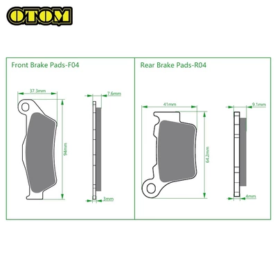 Tormoz supportları – brake shoe KTM husiwana constant