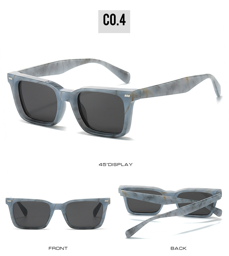 Lunettes de soleil femme carrées simples mode et polyvalentes_voghion.com