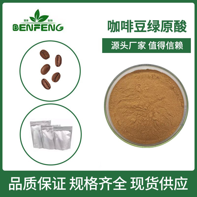 绿咖啡豆绿原酸50% 绿咖啡豆提取物总绿原酸质量保证厂家现货包邮