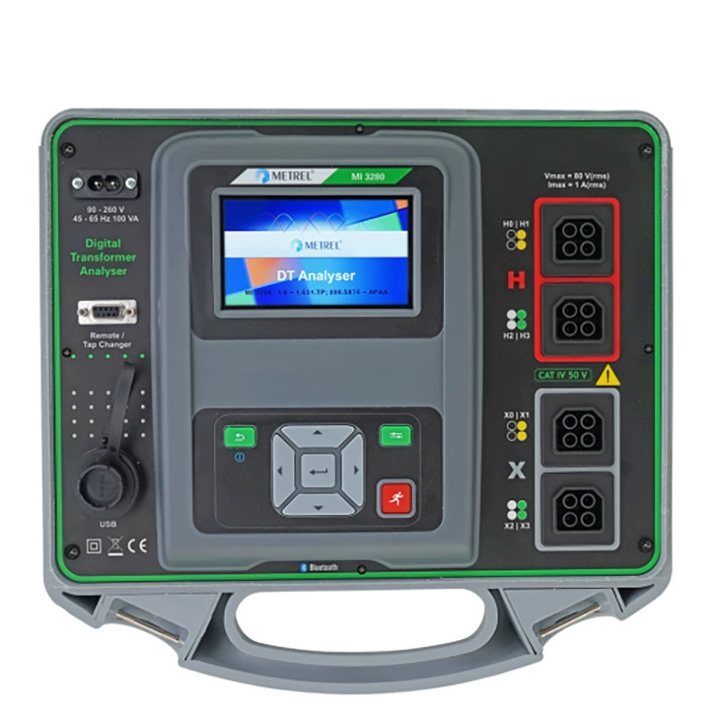 Трехфазный анализатор трансформаторов Metrel MI3280, цифровой измеритель коэффициента трансформации