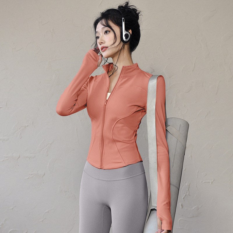 巨显瘦外套女lulu瑜伽服上衣速干户外运动跑步普拉提健身服套装|undefined