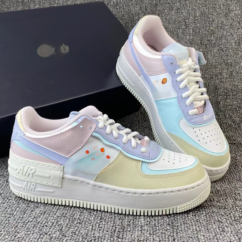 Pure Original Af1 Air Force One Low-Top Macaron Sneakers Shadow Classic Retro Women's Shoes Campus Casual Versatile Pure Original Af1 Air Force One Low-Top Macaron Sneakers Shadow Classic Retro Women's Shoes Campus Casual Versatile