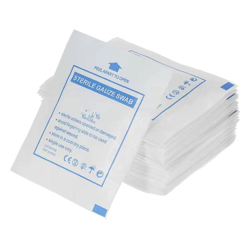 Оптовая одноразовые английская Марля кусок обезжиренный кусок марли 5 7,5 10 см туалетный кусок марли аптечка аксессуары