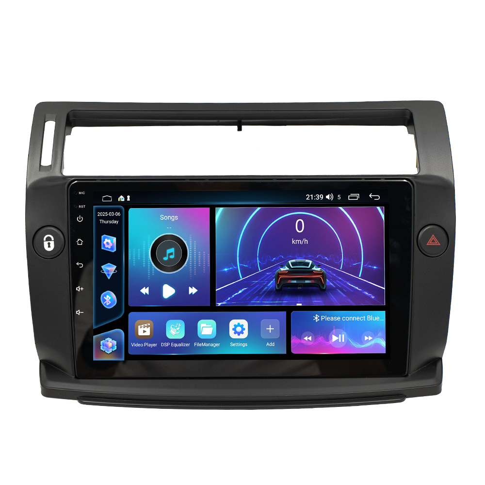 Adecuado para 08-11 Citroen Sega Car Android GPS Navigation Multimedia WiFi Bluetooth Player