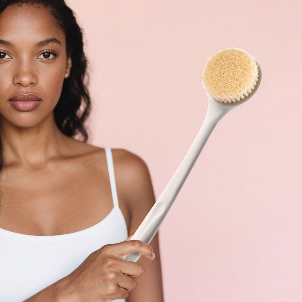 Baño fuerte espalda frotar cepillo de pelo suave cepillo de baño adulto espalda cepillo de baño largo mango de nuevo frotar Toalla de baño no pedir ayuda