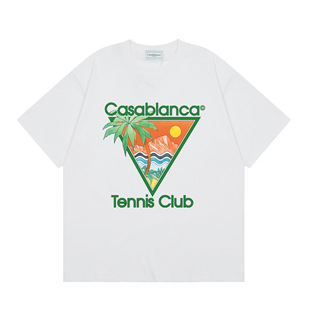 �羳���_���m���ļ��¿� Casablanca LOGOӡ����Ů���ɶ���T����