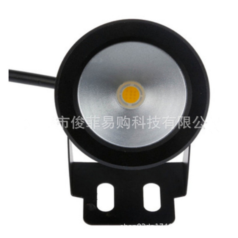 12Vled Waterproof Spotlight 10W Super Bright Colorful Rgb Colorful Changing Spotlight Ktv Atmosphere Outdoor Landscape Light Fountain Light