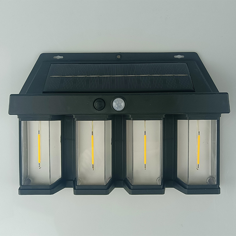 Solar al aire libre impermeable lámpara de jardín Cuerpo Humano inducción luz de la noche lámpara de tungsteno hogar patio carretera iluminación lámpara de la calle