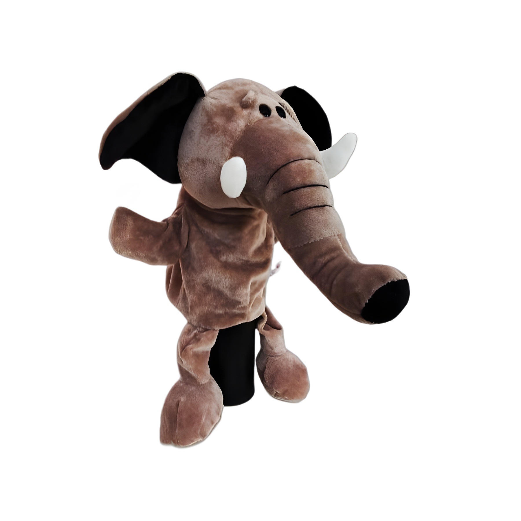 Marioneta de mano con boca móvil, muñeco de peluche para niños, guante de animal de peluche, muñeco de educación temprana para jardín de infantes