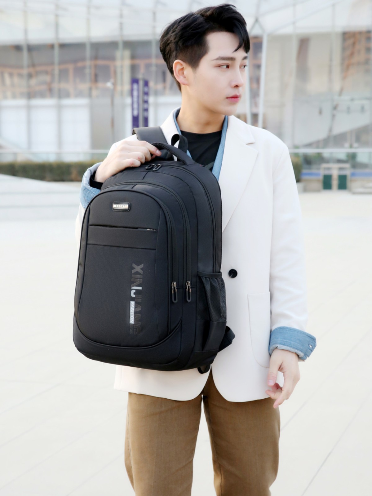 Factoria transfronteriza mayorista de viajes de ocio para hombres y mujeres mochilas de computadora de gran capacidad mochilas de moda de estudiantes de secundaria