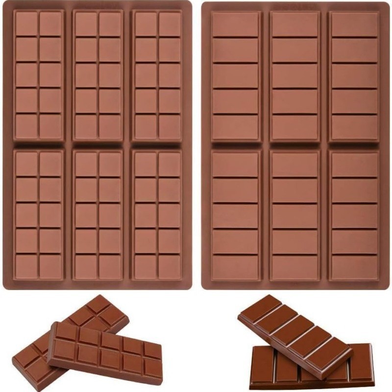 직사각형 + 정사각형 초콜릿 몰드